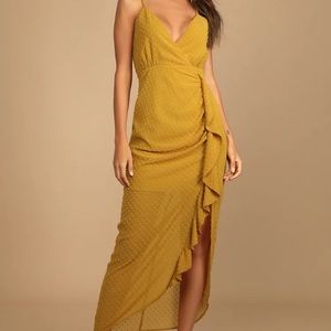 Yellow lulus dress